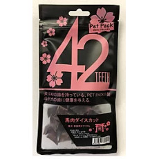 Pet Pack 42 Horse Meat Dices - 馬肉粒 50g